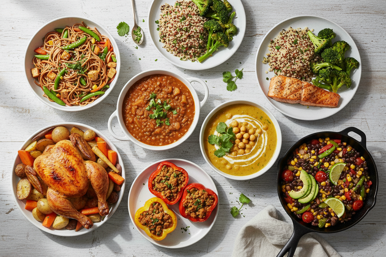 7-Day Wellness Dinner Menu | High Protein, High Fiber Meals – The ...