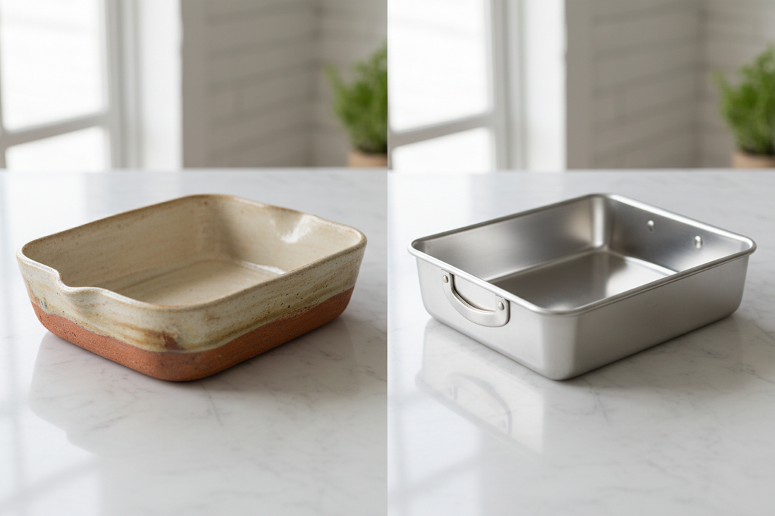 Ceramic vs. Metal Baking Dishes: When to Use Each