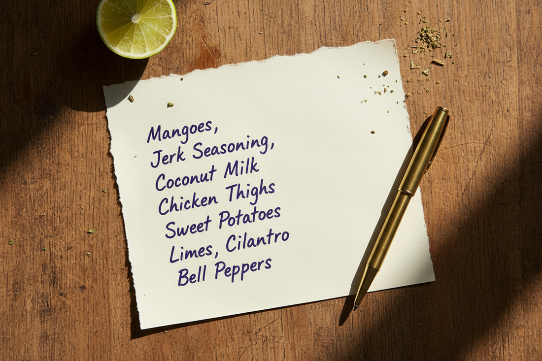 Master Shopping List - Week 2: Caribbean Heat Shopping List