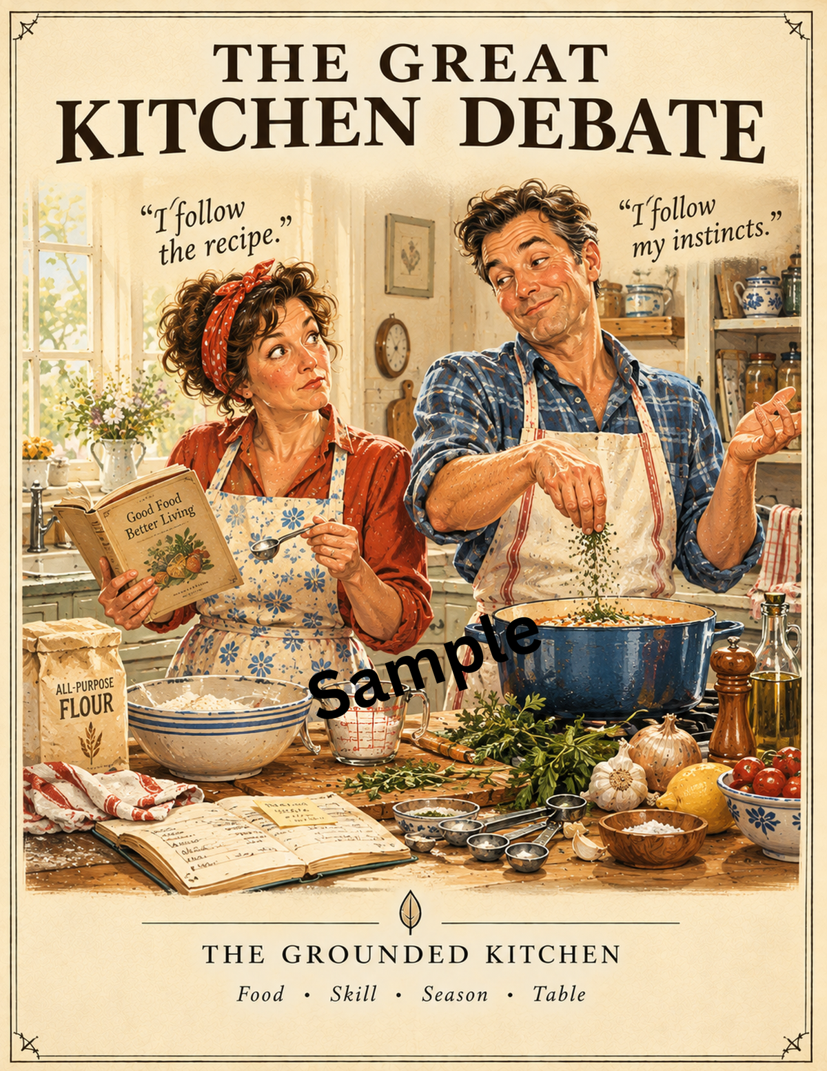 La comedia de la cocina: una colección de Grounded Kitchen (trío)