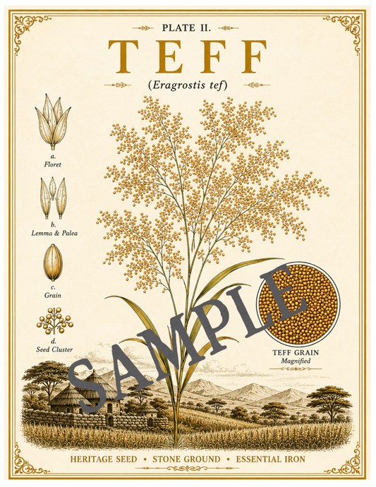 Heritage Grain Collection | Plate II — Teff