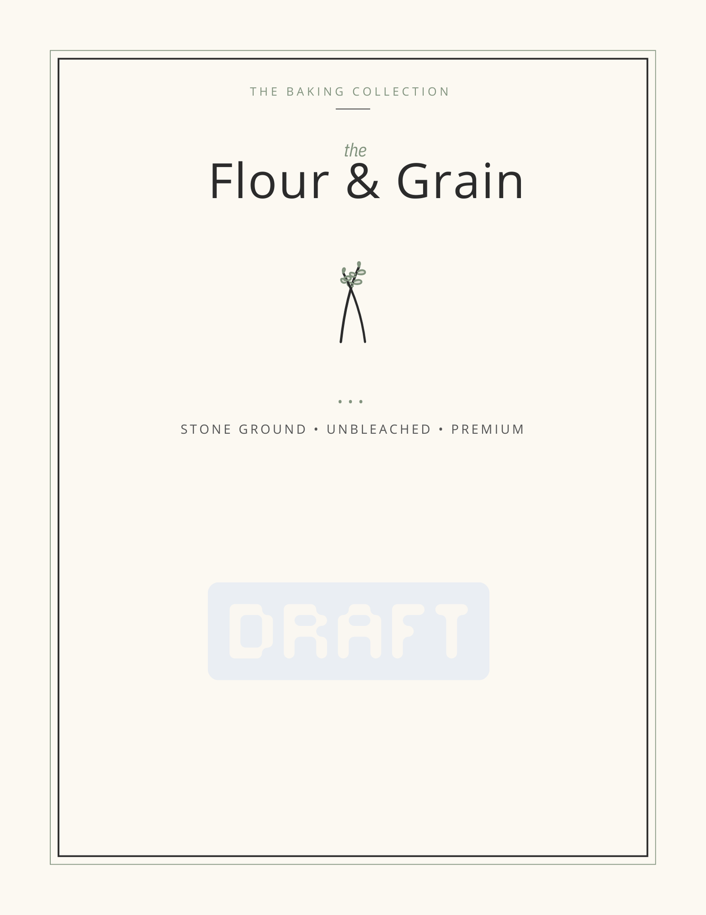 The Baking Collection Vintage Farmhouse Printable Wall Art Set (Trio)