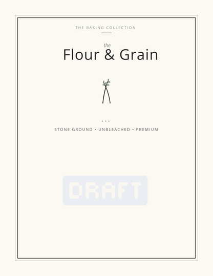 The Baking Collection Vintage Farmhouse Printable Wall Art Set (Trio)