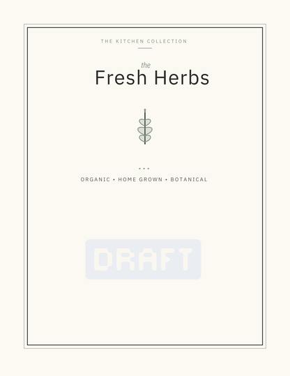 Farmhouse Kitchen Printable Wall Art Set of 3 | Coffee Bar, Fresh Herbs, Kitchen Tools | 8.5 x 11 PDF Download