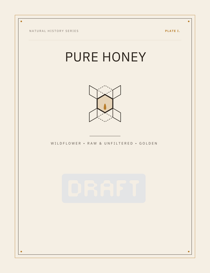 Vintage Naturalist Apiary Collection Printable Wall Art Set (Trio)