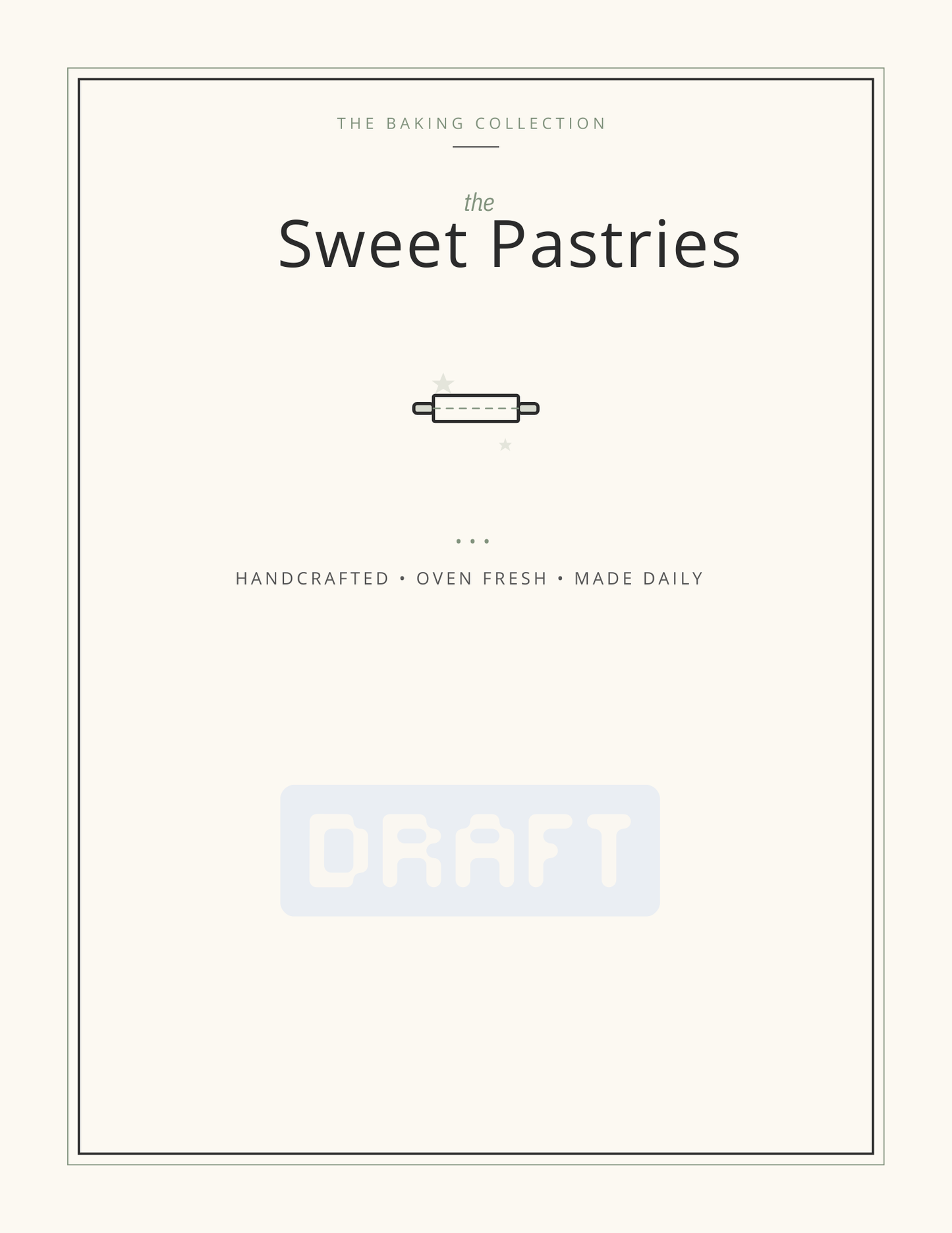 The Baking Collection Vintage Farmhouse Printable Wall Art Set (Trio)