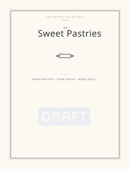The Baking Collection Vintage Farmhouse Printable Wall Art Set (Trio)