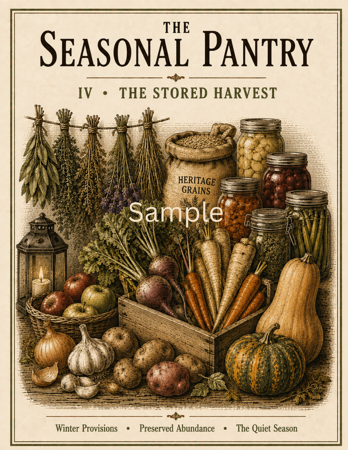 The Seasonal Pantry Collection | IV - The Stored Harvest